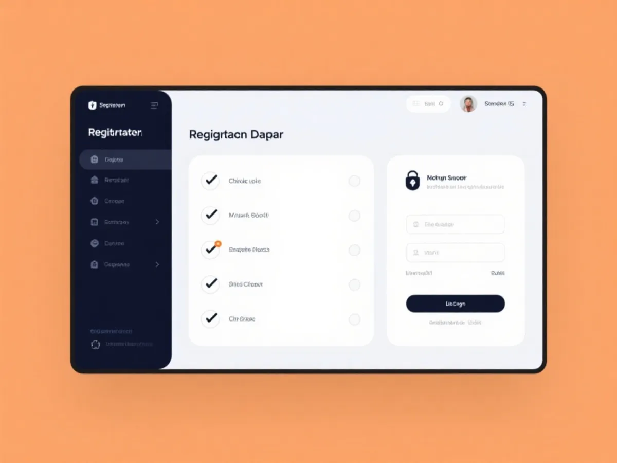 會員開戶介面示意圖